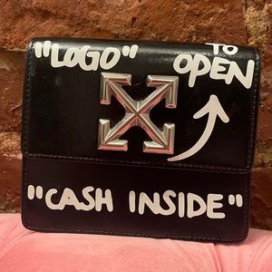 Off-white mini “Jitney” Bag